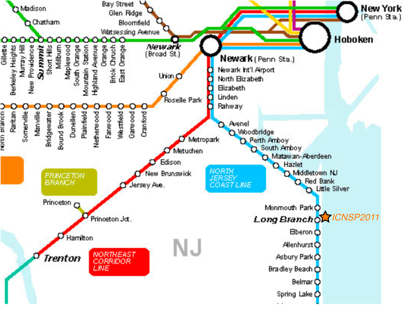 new jersey transit shore line